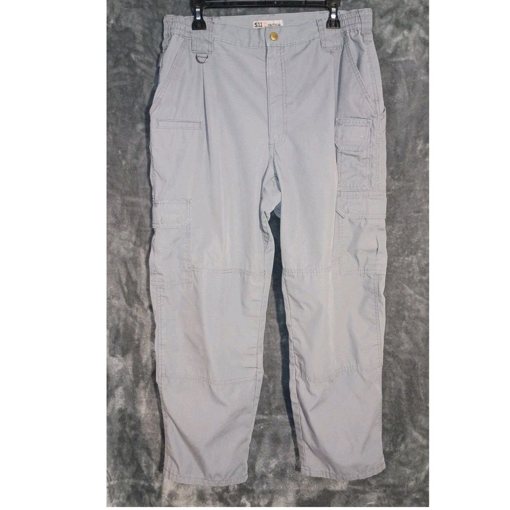5.11 Tactical Series Mens Cargo Pants 36x30 Gray